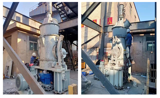85-730T/Hセメントの原料の石炭の水晶粉砕のための縦のローラ ミルの植物