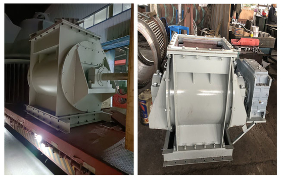 ODMの縦の製造所5.5kW 1440r/minのための回転式エアロックの送り装置